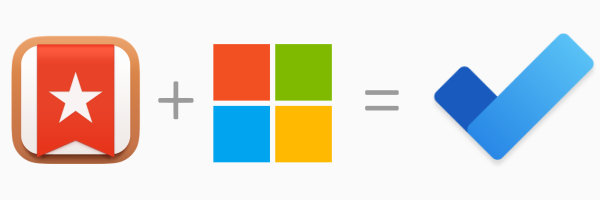 Wunderlist + Microsoft = To Do