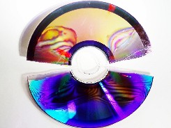 DVD dañado