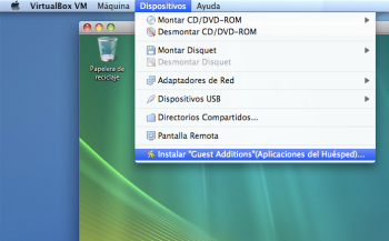 Instalación de las Guest Additions en VirtualBox